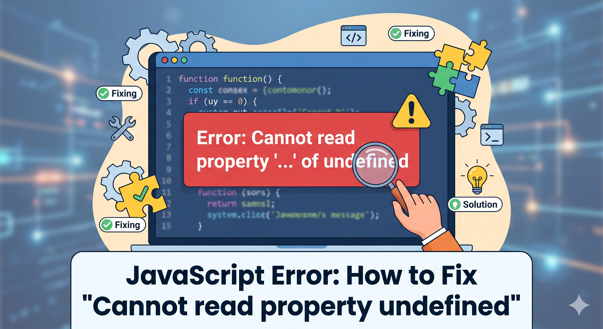 how to fix code