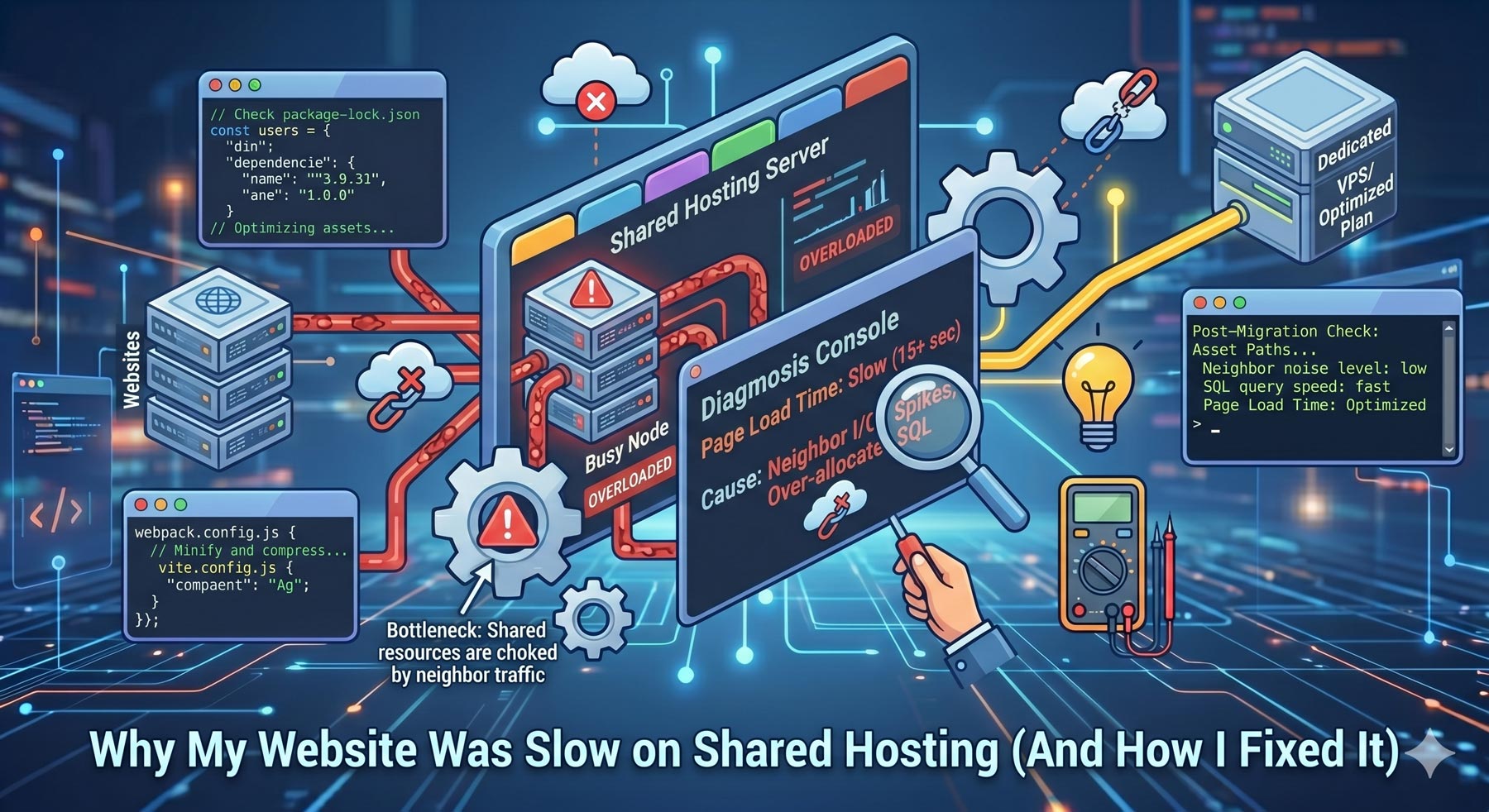 Why My Website Was Slow on Shared Hosting (And How I Fixed It)
